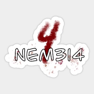 4 nem Sticker